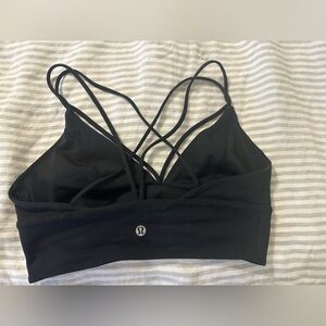lululemon athletica Black Strappy Sports Bra
